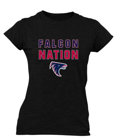 Clear Lake Falcons Nation #2 Women's Premium SS T-Shirt