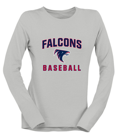 Clear Lake Falcons Baseball #1 Women's Premium LS T-Shirt