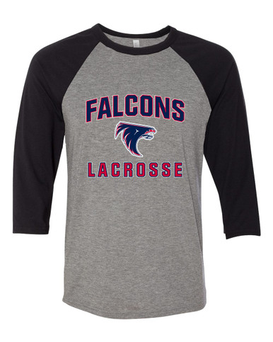 Clear Lake Falcons Lacrosse Men's Baseball T-Shirt