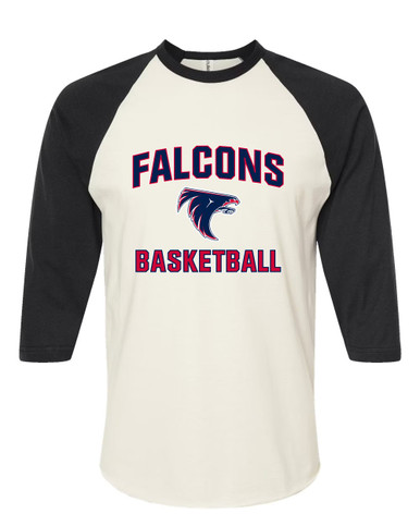 Clear Lake Falcons Basketball #1 Men's Baseball T-Shirt