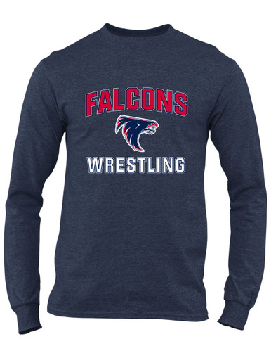 Clear Lake Falcons Wrestling Men's LS T-Shirt