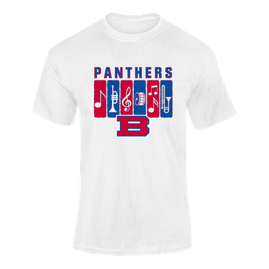 Bartlett Panthers Band # 2 Men's SS T-Shirt