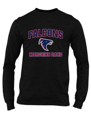 Clear Lake Falcons Marching Band Men's LS T-Shirt