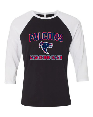 Clear Lake Falcons Marching Band Men's Baseball T-Shirt