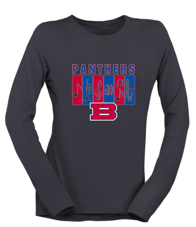 Bartlett Panthers Band # 2 Women's Premium LS T-Shirt
