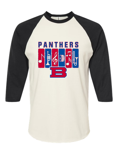 Bartlett Panthers Band # 2 Men's Baseball T-Shirt