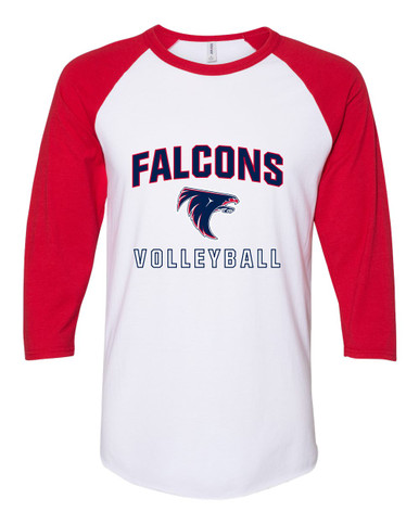 Clear Lake Falcons Volleyball Women's Baseball T-Shirt