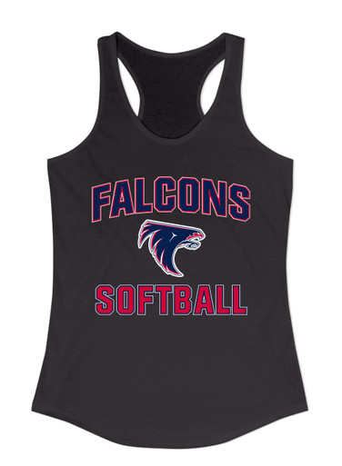 Clear Lake Falcons Softball #1 Women's Tank Top