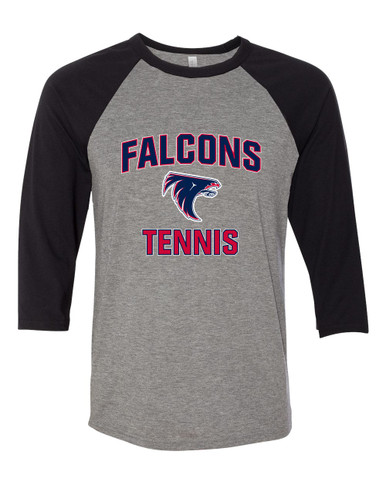 Clear Lake Falcons Tennis Women's Baseball T-Shirt