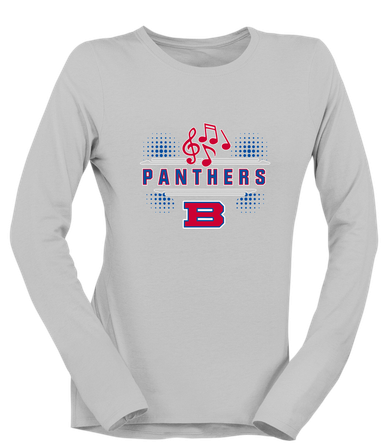 Bartlett Panthers Band # 3 Women's LS T-Shirt