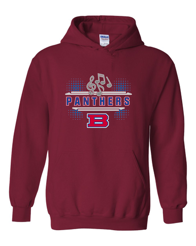 Bartlett Panthers Band # 3 Men's Hoodie