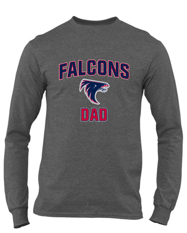 Clear Lake Falcons Dad Men's LS T-Shirt