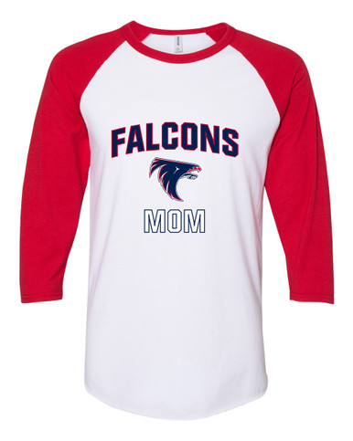 Clear Lake Falcons Mom Women's Baseball T-Shirt