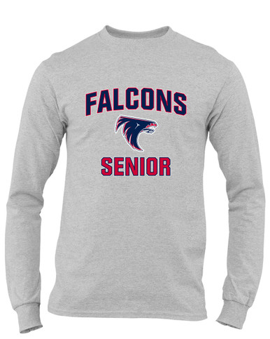 Clear Lake Falcons Senior #1 Men's LS T-Shirt