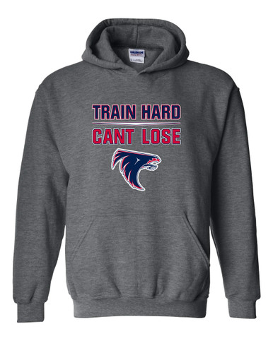 Clear Lake Falcons Train Hard, Can't Lose Men's Hoodie