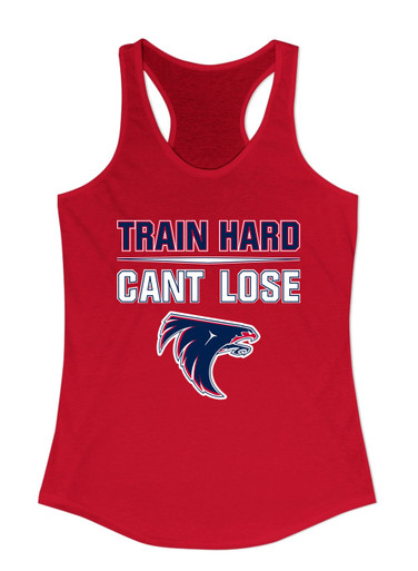 Clear Lake Falcons Train Hard, Can't Lose Women's Tank Top