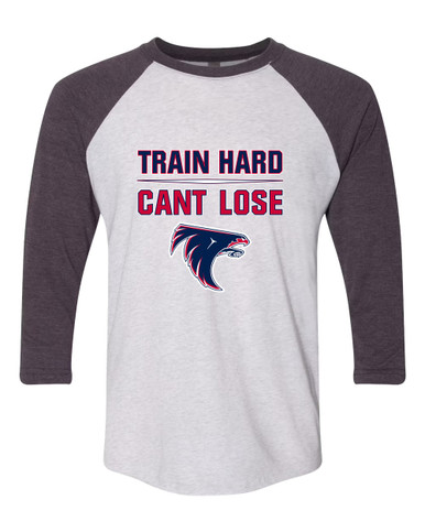Clear Lake Falcons Train Hard, Can't Lose Men's Baseball T-Shirt