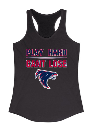 Clear Lake Falcons Play Hard, Can't Lose Women's Tank Top