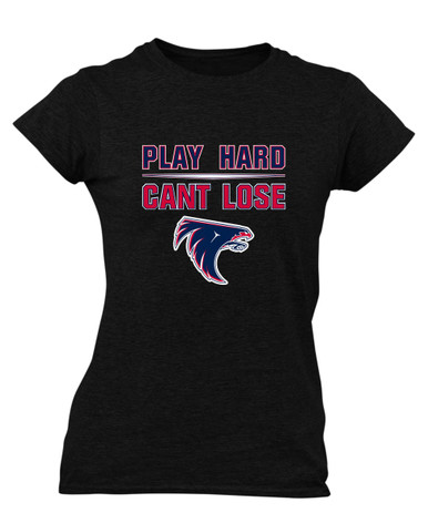 Clear Lake Falcons Play Hard, Can't Lose Women's Premium SS T-Shirt
