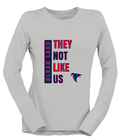 Clear Lake Falcons They Not Like Us #1 Women's Premium LS T-Shirt