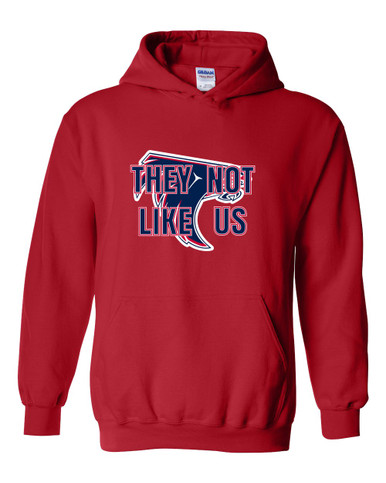 Clear Lake Falcons They Not Like Us #2 Men's Hoodie
