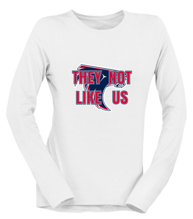 Clear Lake Falcons They Not Like Us #2 Women's LS T-Shirt