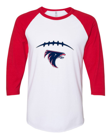 Clear Lake Falcons Football #2 Women's Baseball T-Shirt