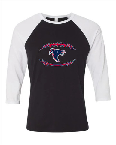 Clear Lake Falcons Football #3 Women's Baseball T-Shirt