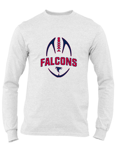 Clear Lake Falcons Football #5 Men's LS T-Shirt