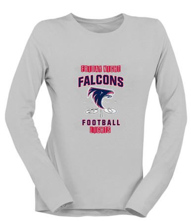 Clear Lake Falcons Football #6 Women's LS T-Shirt