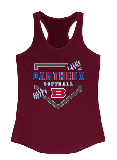 Bartlett Panthers Softball #2 Women's Tank Top