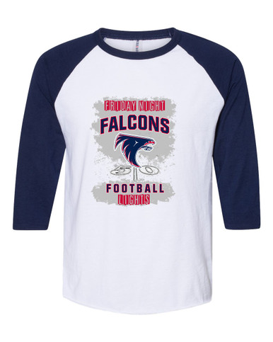 Clear Lake Falcons Football #6 Men's Baseball T-Shirt