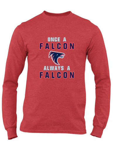 Clear Lake Falcons Once A Men's LS T-Shirt