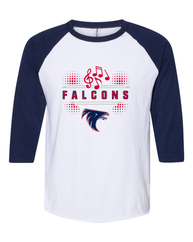 Clear Lake Falcons Band # 3 Men's Baseball T-Shirt