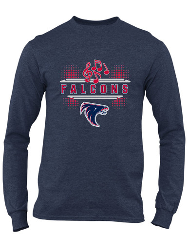 Clear Lake Falcons Band # 3 Men's Premium LS T-Shirt