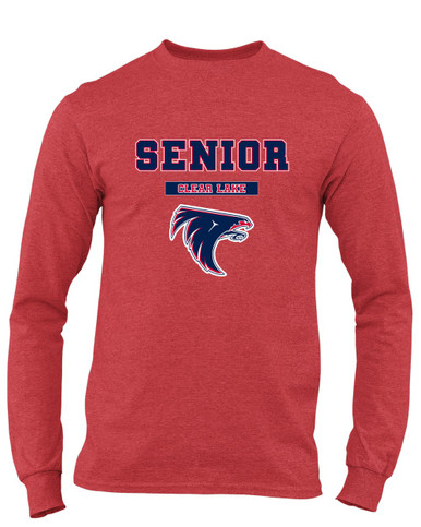 Clear Lake Falcons Senior #2 Men's LS T-Shirt