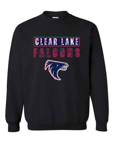 Clear Lake Falcons Mascot #9 Men's Sweatshirt