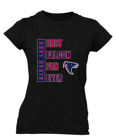 Clear Lake Falcons Best Falcon Fan Women's Premium SS T-Shirt