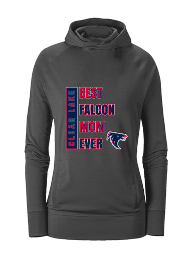 Clear Lake Falcons Best Falcon Mom Women's Hoodie