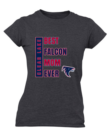 Clear Lake Falcons Best Falcon Mom Women's Premium SS T-Shirt