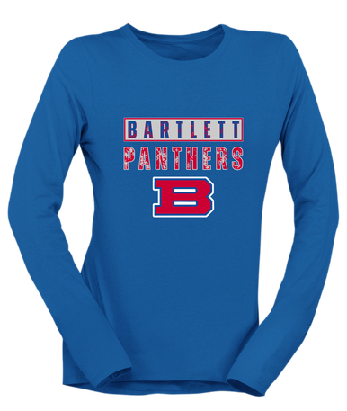 Bartlett Panthers Mascot #9 Women's Premium LS T-Shirt