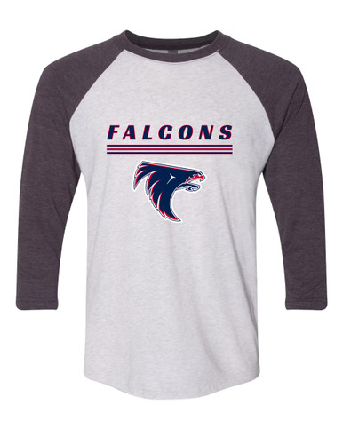 Clear Lake Falcons Mascot #8 Men's Baseball T-Shirt