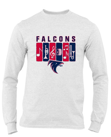 Clear Lake Falcons Band # 2 Men's Premium LS T-Shirt