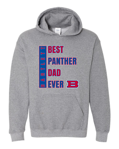 Bartlett Panthers Best Panther Dad Men's Hoodie