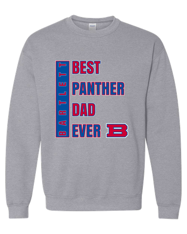 Bartlett Panthers Best Panther Dad Men's Sweatshirt