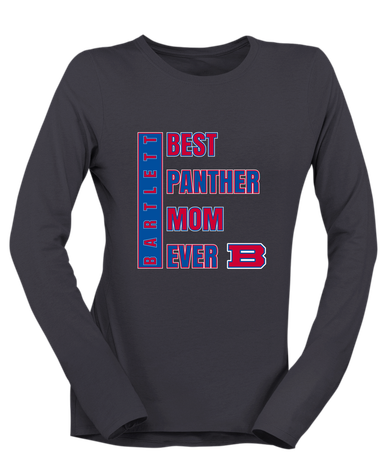 Bartlett Panthers Best Panther Mom Women's LS T-Shirt