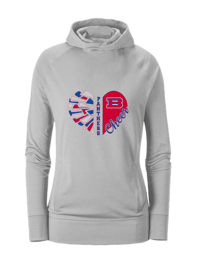 Bartlett Panthers Heart Cheer Women's Hoodie