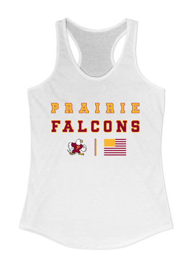 Prairie Falcons Spirit Flag Women's Tank Top