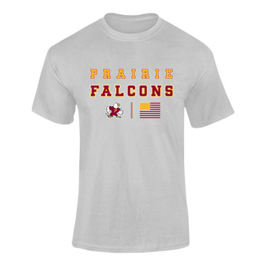 Prairie Falcons Spirit Flag Men's Premium SS T-Shirt