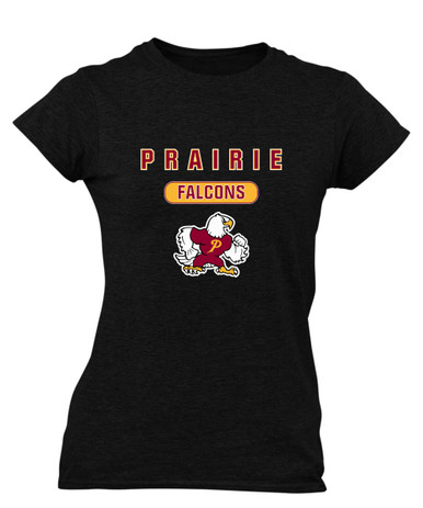 Prairie Falcons Mascot #3 Women's SS T-Shirt